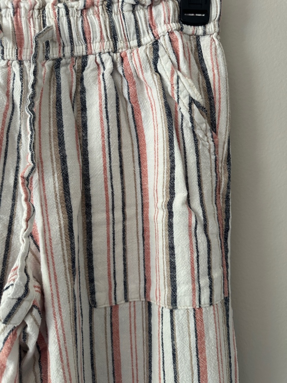 Wide-Leg Striped Beach Pants - White & Multi - Picture 3 of 5
